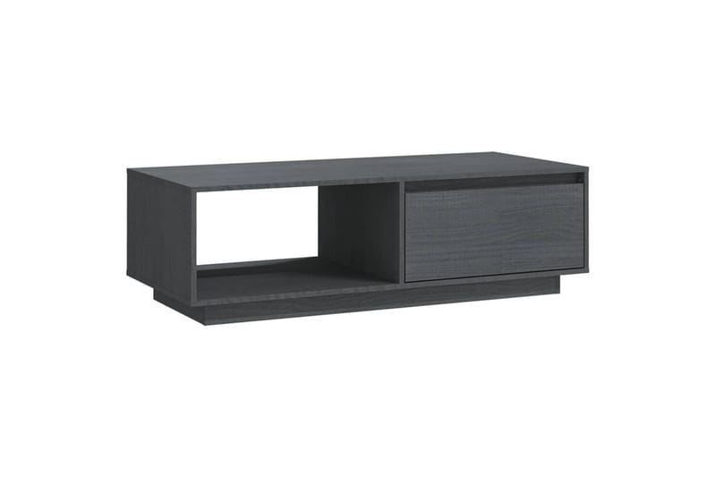 Salongbord grå 110x50x33,5 cm heltre furu - Grå - Møbler - Bord - Sofabord