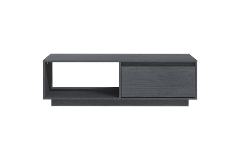 Salongbord grå 110x50x33,5 cm heltre furu - Grå - Møbler - Bord - Sofabord