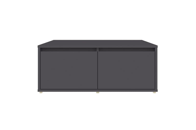 Salongbord grå 80x80x31 cm sponplate - Grå - Sofabord