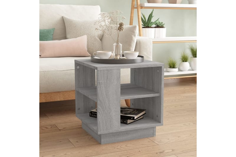 Salongbord grå sonoma 40x40x43 cm konstruert tre - Grå - Møbler - Bord - Sofabord