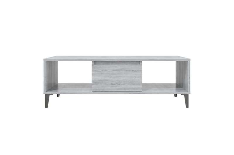 Salongbord grå sonoma eik 103,5x60x35 cm sponplate - Grå - Sofabord