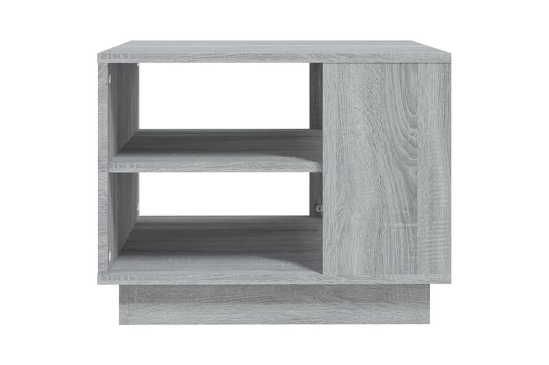 Salongbord grå sonoma eik 55x55x43 cm sponplate - Grå - Møbler - Bord - Sofabord