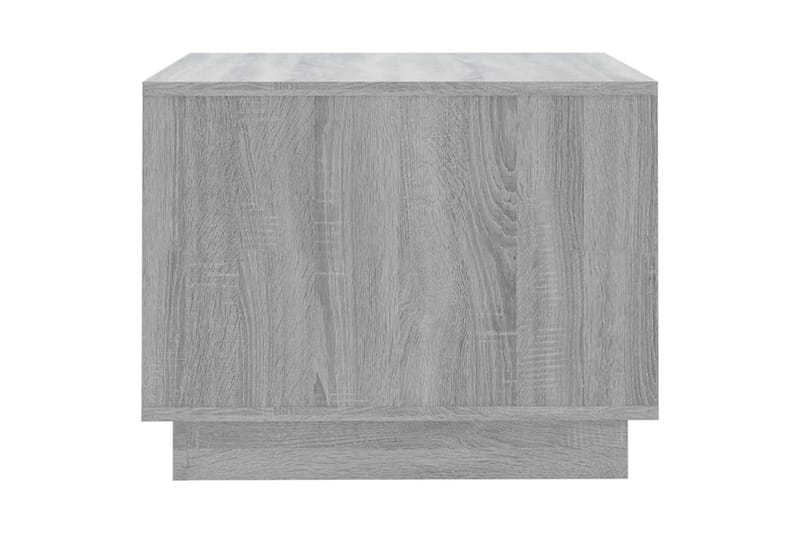 Salongbord grå sonoma eik 55x55x43 cm sponplate - Grå - Møbler - Bord - Sofabord