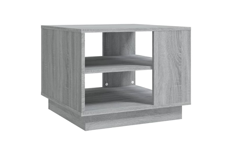 Salongbord grå sonoma eik 55x55x43 cm sponplate - Grå - Møbler - Bord - Sofabord
