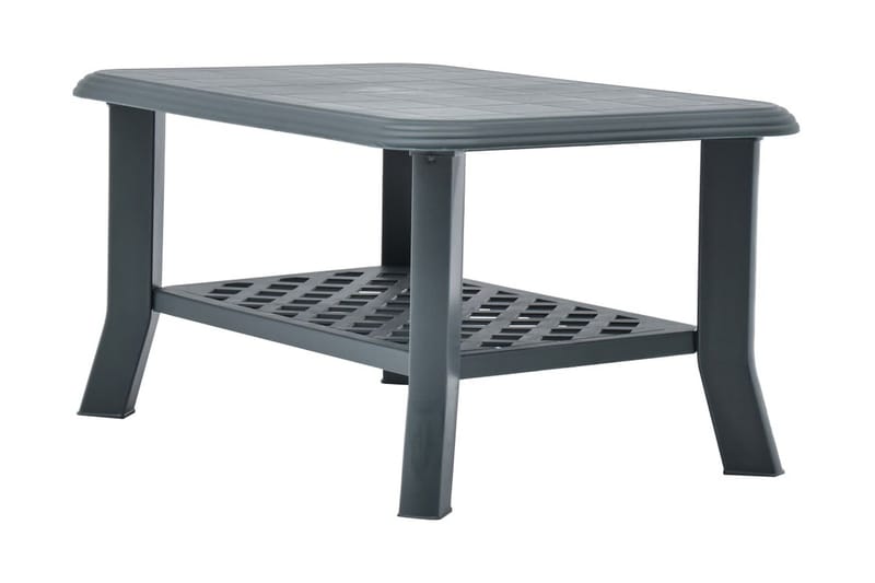 Salongbord grønn 90x60x46 cm plast - Møbler - Bord - Sofabord
