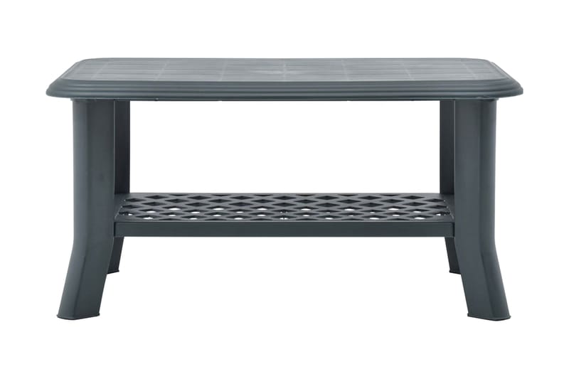 Salongbord grønn 90x60x46 cm plast - Møbler - Bord - Sofabord