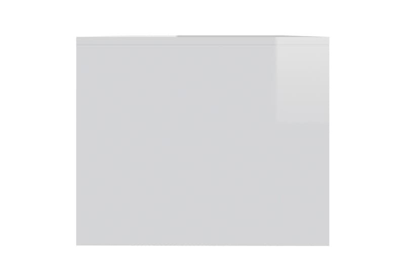 Salongbord høyglans hvit 90x50x41,5 cm sponplate - Hvit - Møbler - Bord - Sofabord