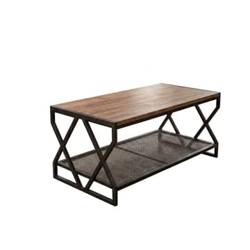 Salongbord Hanah Home Drak (94 x 50 x 50 cm) Atlantisk furu svart - Møbler - Bord - Sofabord