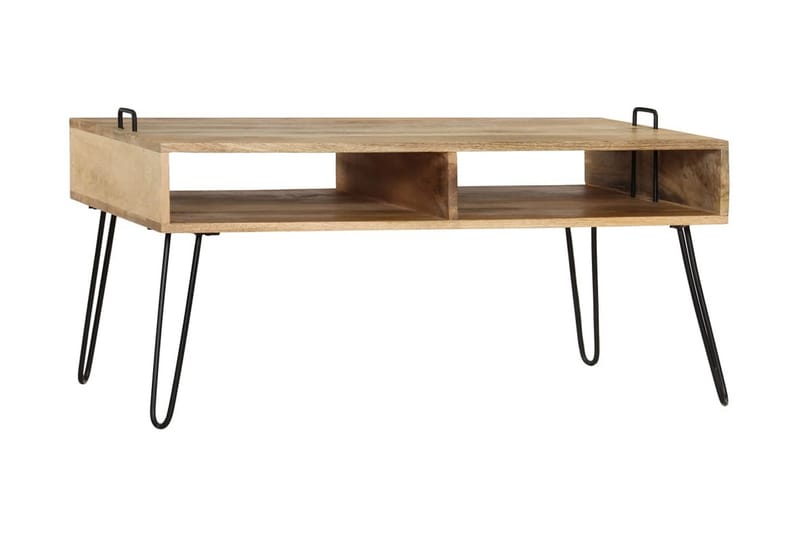 Salongbord heltre mango 100x60x45 cm - Møbler - Bord - Sofabord