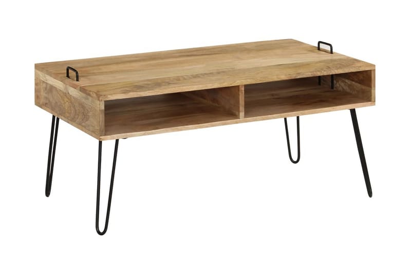 Salongbord heltre mango 100x60x45 cm - Møbler - Bord - Sofabord