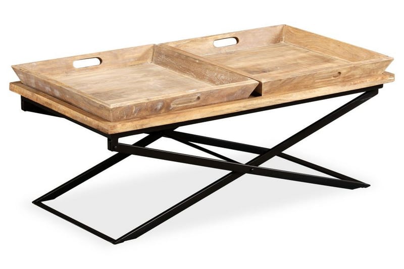 Salongbord heltre mango 110x55x42 cm - Mangotre - Møbler - Bord - Sofabord