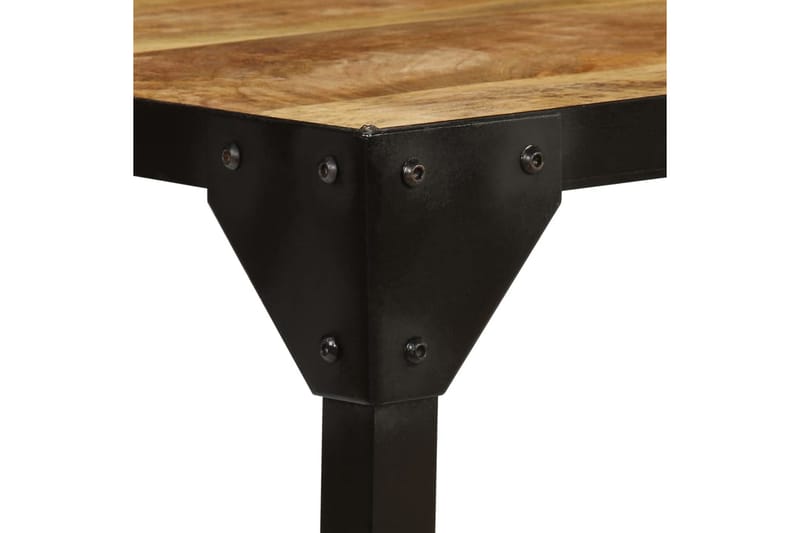 Salongbord heltre mango og stål 110 cm - Møbler - Bord - Sofabord