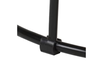 Salongbord heltre mango og stål 50x40 cm - Møbler - Bord - Sofabord