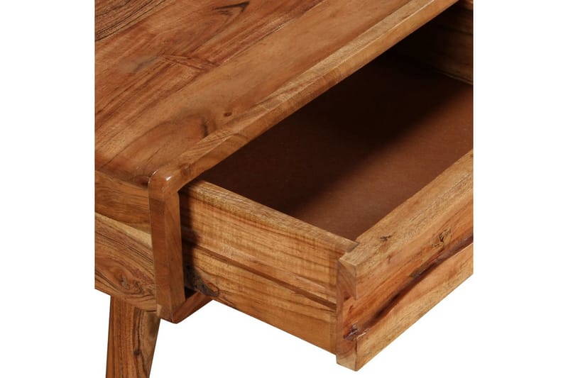 Salongbord heltre med utskåret skuff 100x50x40 cm - Akasie - Møbler - Bord - Sofabord