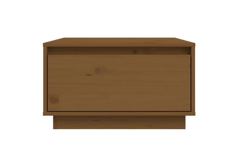 Salongbord honningbrun 55x56x32 cm heltre furu - Brun - Møbler - Bord - Sofabord
