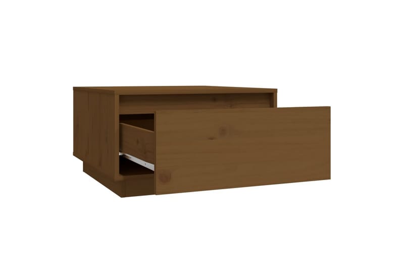 Salongbord honningbrun 55x56x32 cm heltre furu - Brun - Møbler - Bord - Sofabord
