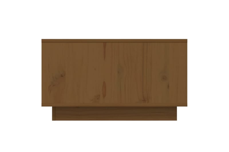 Salongbord honningbrun 55x56x32 cm heltre furu - Brun - Møbler - Bord - Sofabord