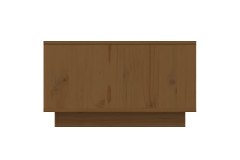 Salongbord honningbrun 55x56x32 cm heltre furu - Brun - Sofabord