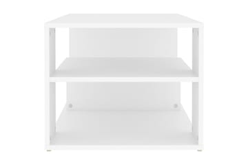 Salongbord hvit 100x50x40 cm sponplate - Hvit - Møbler - Bord - Sofabord