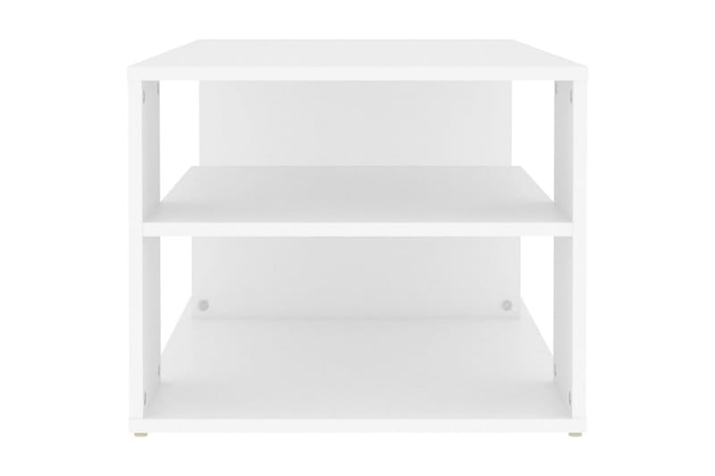 Salongbord hvit 100x50x40 cm sponplate - Hvit - Møbler - Bord - Sofabord