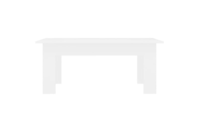 Salongbord hvit 100x60x42 cm sponplate - Møbler - Bord - Sofabord