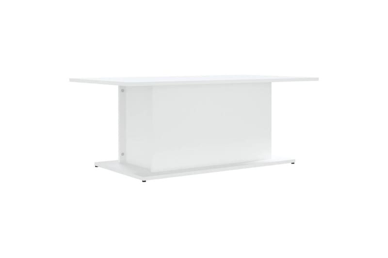 Salongbord hvit 102x55,5x40 cm sponplate - Hvit - Møbler - Bord - Sofabord