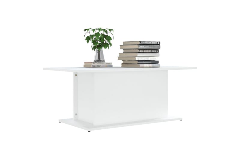 Salongbord hvit 102x55,5x40 cm sponplate - Hvit - Møbler - Bord - Sofabord