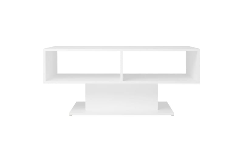 Salongbord hvit 103,5x50x44,5 cm sponplate - Hvit - Sofabord