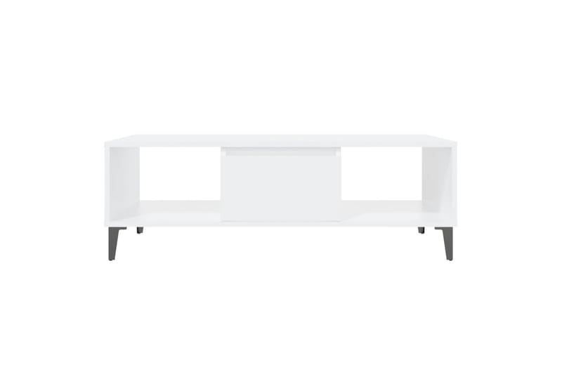Salongbord hvit 103,5x60x35 cm sponplate - Hvit - Møbler - Bord - Sofabord