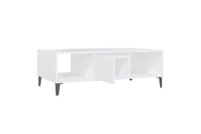 Salongbord hvit 103,5x60x35 cm sponplate - Hvit - Møbler - Bord - Sofabord