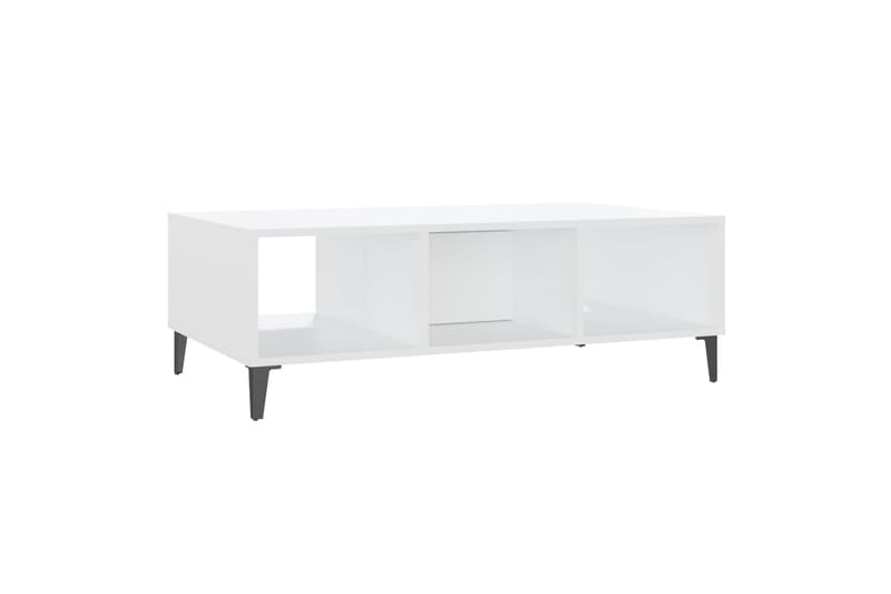 Salongbord hvit 103,5x60x35 cm sponplate - Hvit - Møbler - Bord - Sofabord