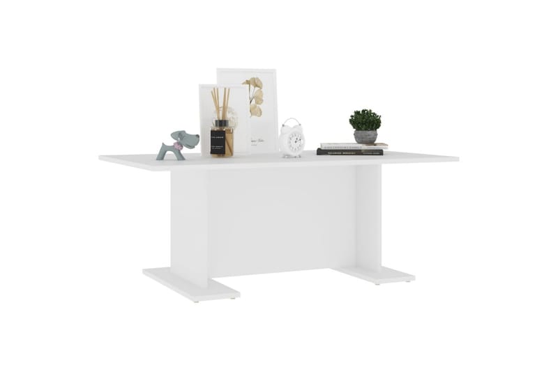Salongbord hvit 103,5x60x40 cm sponplate - Hvit - Møbler - Bord - Sofabord
