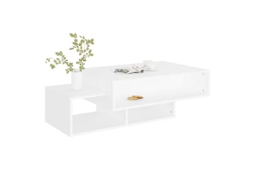 Salongbord hvit 105x55x32 cm sponplate - Hvit - Møbler - Bord - Sofabord