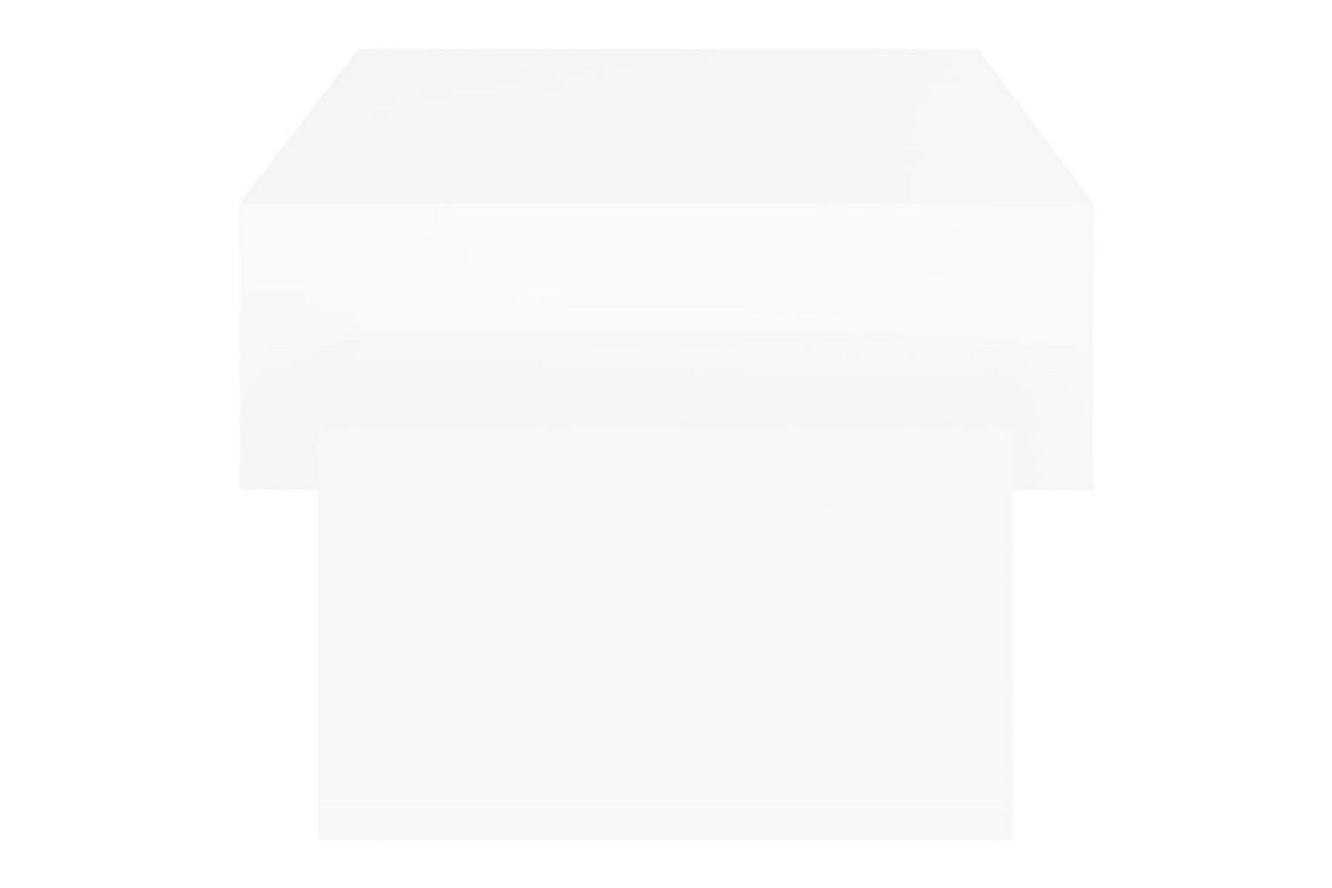 Salongbord hvit 105x55x32 cm sponplate - Hvit - Møbler - Bord - Sofabord