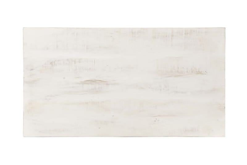 Salongbord hvit 110x60x45 cm heltre mango - Hvit - Sofabord