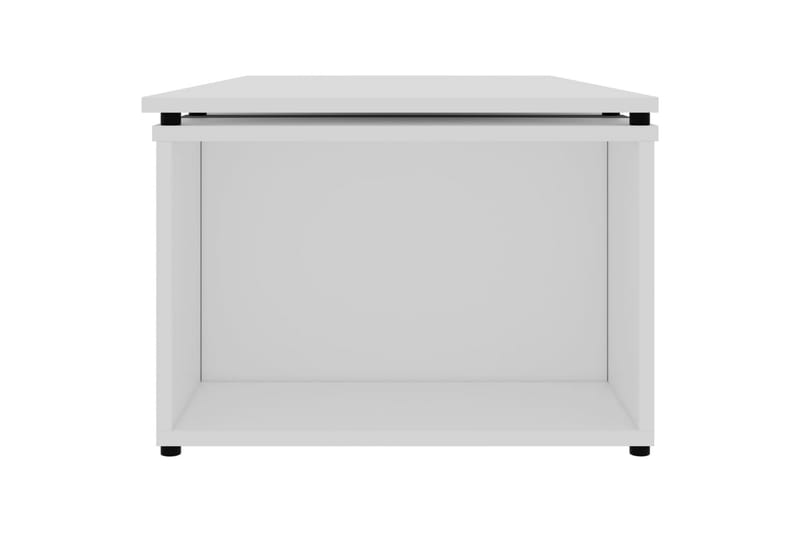 Salongbord hvit 150x50x35 cm sponplate - Hvit - Møbler - Bord - Sofabord
