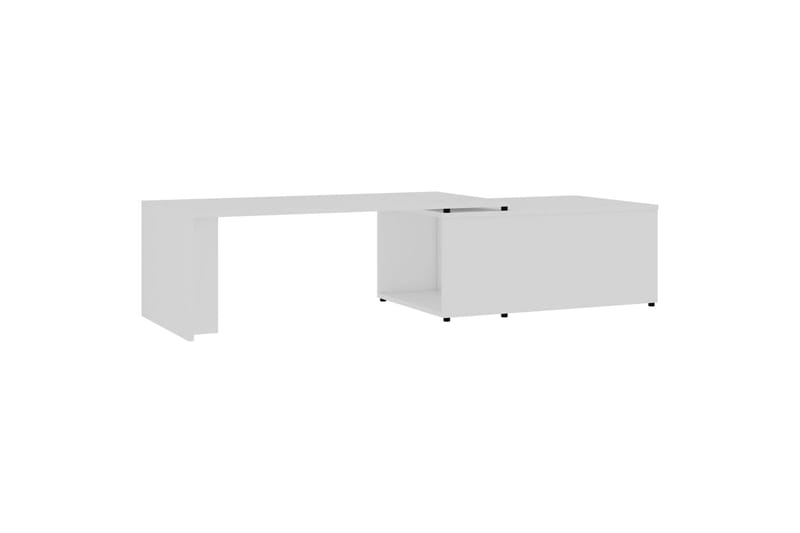 Salongbord hvit 150x50x35 cm sponplate - Hvit - Møbler - Bord - Sofabord