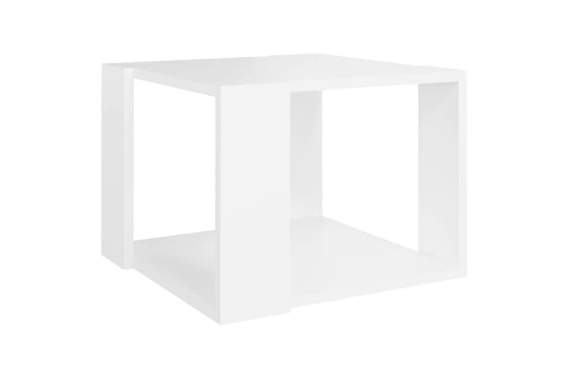 Salongbord hvit 40x40x30 cm sponplate - Hvit - Møbler - Bord - Sofabord