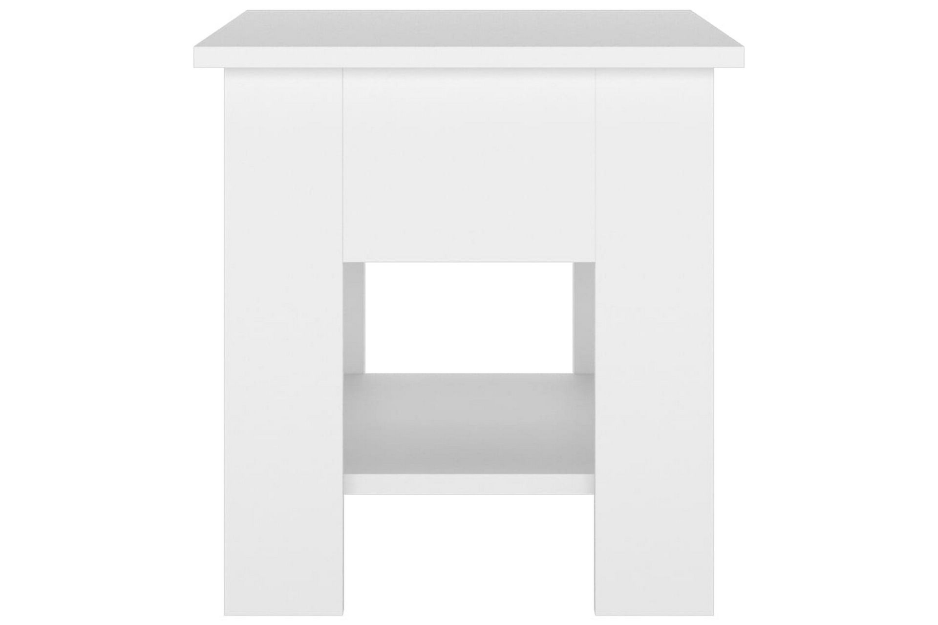 Salongbord hvit 40x40x42 cm konstruert tre - Hvit - Møbler - Bord - Sofabord