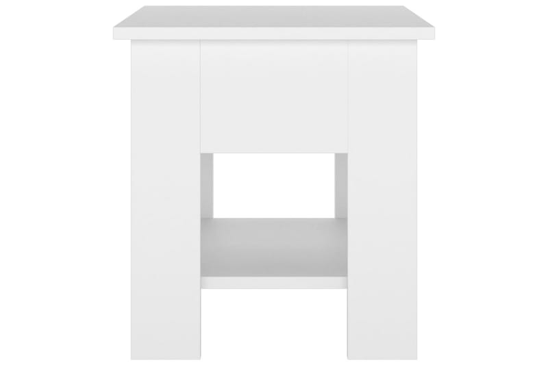 Salongbord hvit 40x40x42 cm konstruert tre - Hvit - Møbler - Bord - Sofabord