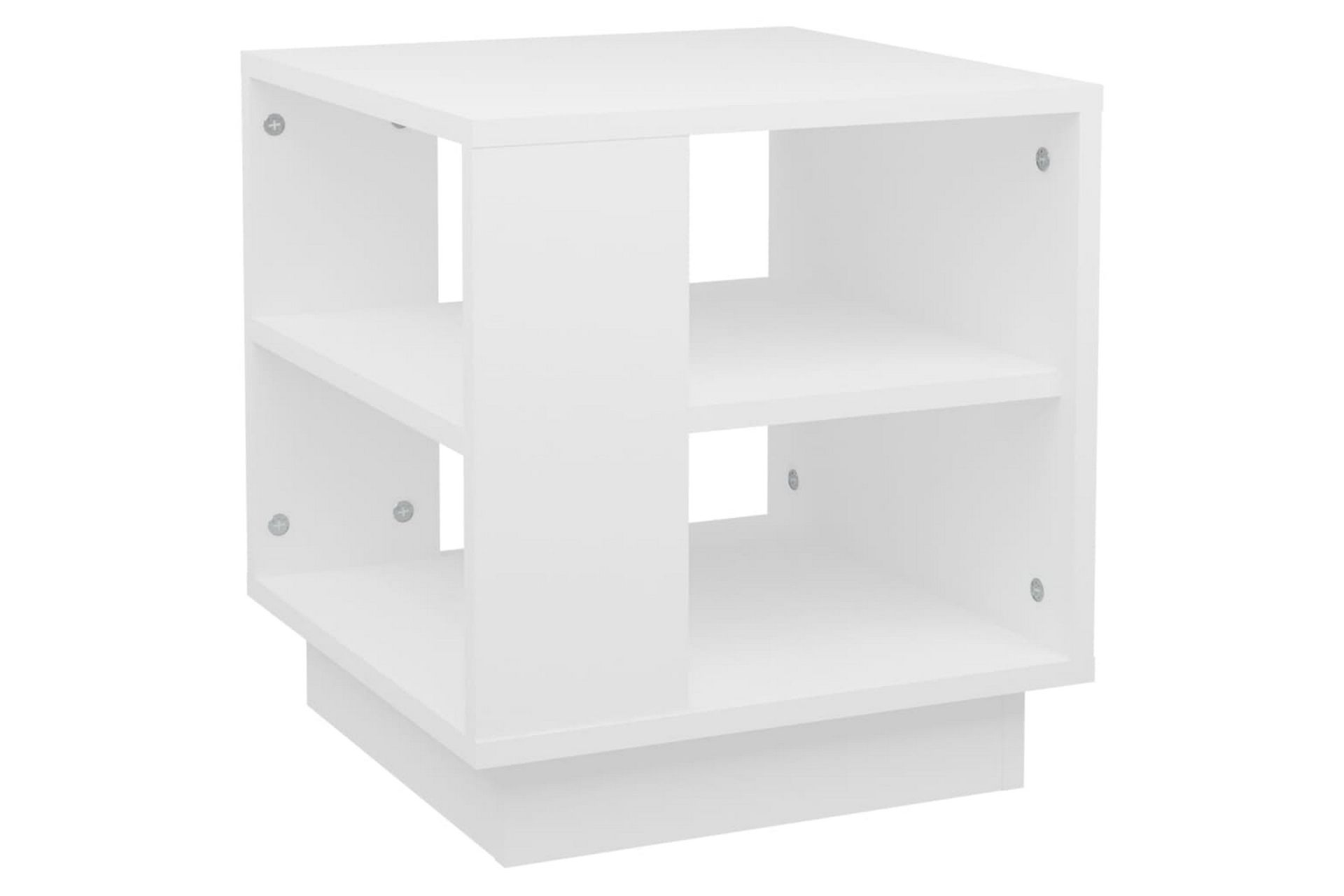 Salongbord hvit 40x40x43 cm konstruert tre - Hvit - Møbler - Bord - Sofabord