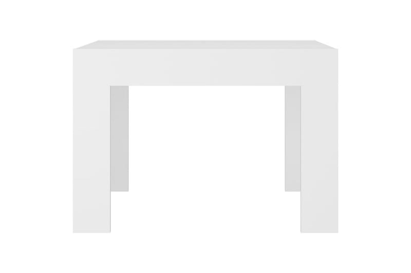 Salongbord hvit 50x50x35 cm sponplate - Hvit - Møbler - Bord - Sofabord
