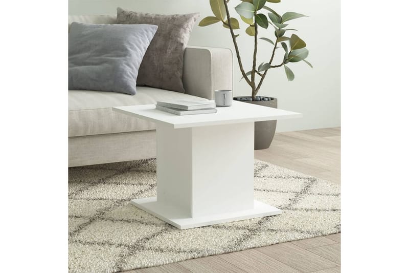 Salongbord hvit 55,5x55,5x40 cm sponplate - Hvit - Møbler - Bord - Sofabord