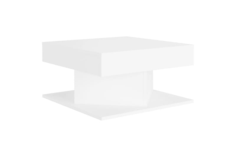 Salongbord hvit 57x57x30 cm sponplate - Hvit - Møbler - Bord - Sofabord