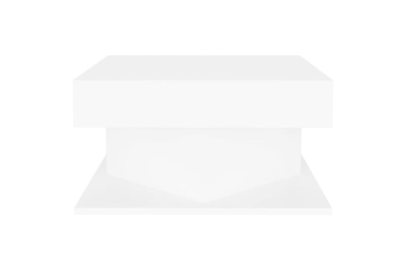 Salongbord hvit 57x57x30 cm sponplate - Hvit - Møbler - Bord - Sofabord