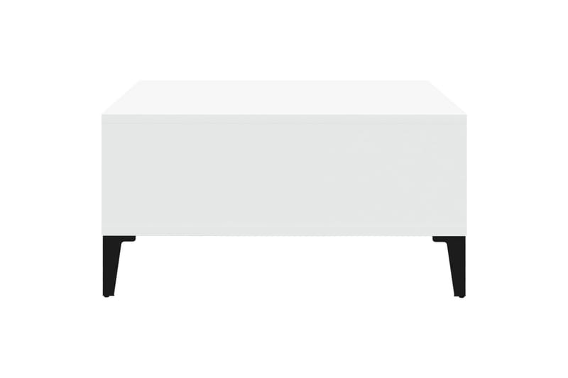 Salongbord hvit 60x60x30 cm sponplate - Hvit - Møbler - Bord - Sofabord