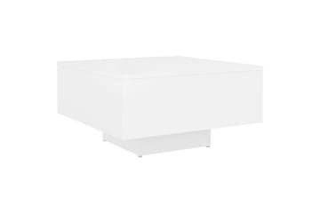Salongbord hvit 60x60x31,5 cm sponplate - Hvit - Møbler - Bord - Sofabord
