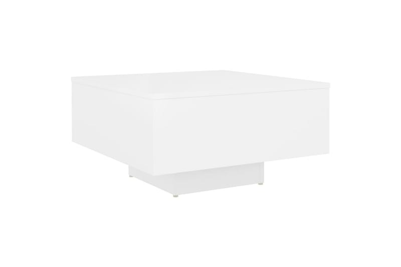 Salongbord hvit 60x60x31,5 cm sponplate - Hvit - Møbler - Bord - Sofabord