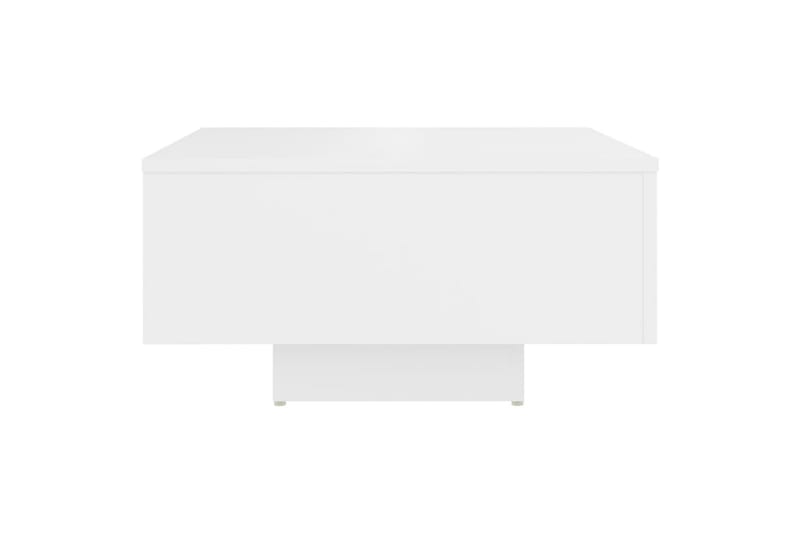 Salongbord hvit 60x60x31,5 cm sponplate - Hvit - Sofabord