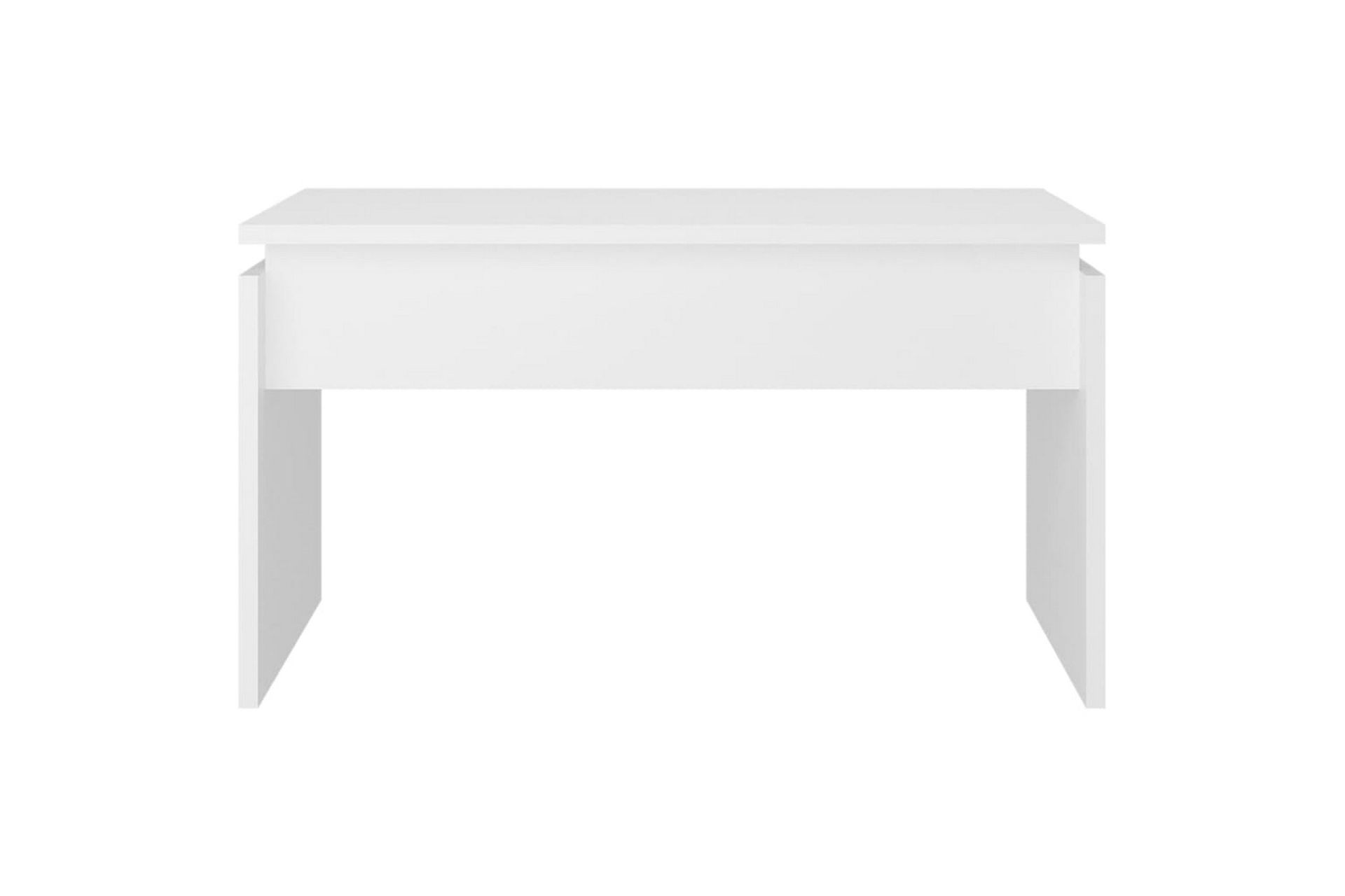 Salongbord hvit 68x50x38 cm sponplate - Hvit - Møbler - Bord - Sofabord